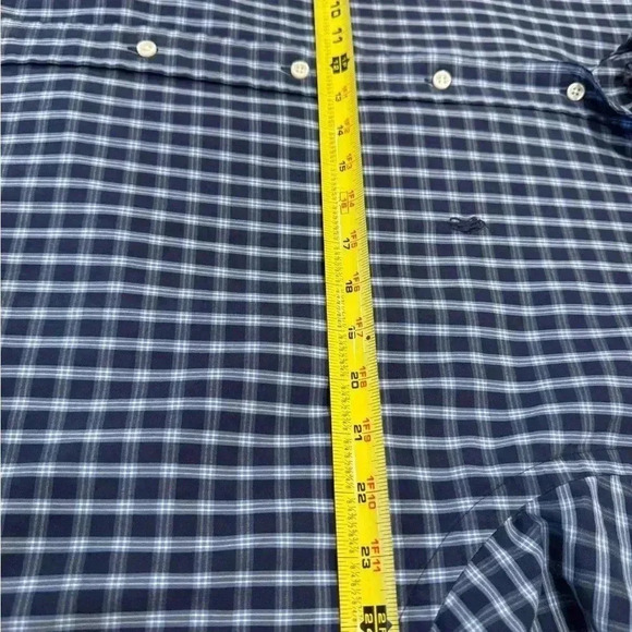 Ralph Lauren “Blake” men’s button down blue plaid shirt size medium - Picture 6 of 7